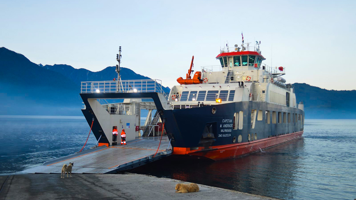 A photo of the ferry